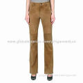 Loose/Comfortable/Genuine Sheep Leather Pants for Women